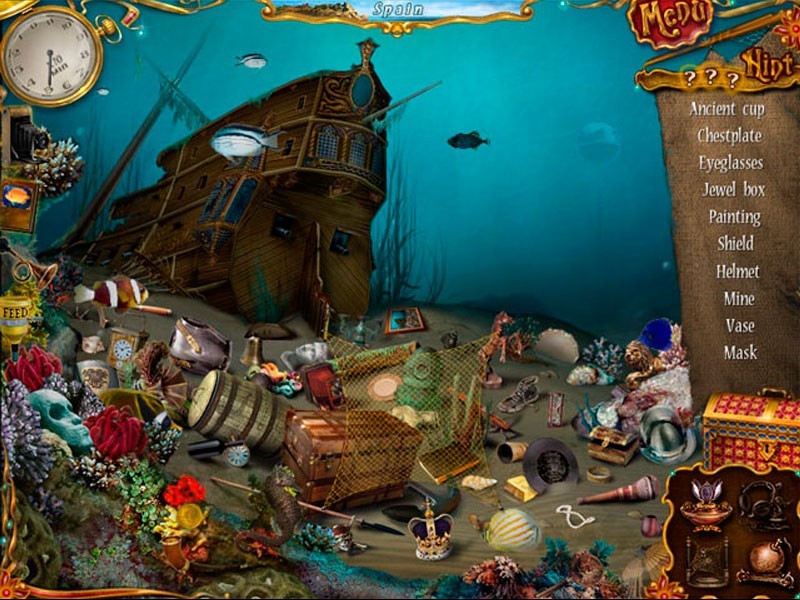 Моря океаны игра. Морские игры. Сокровища океанов игра. Поиск предметов под водой. Морские игры на компьютер.